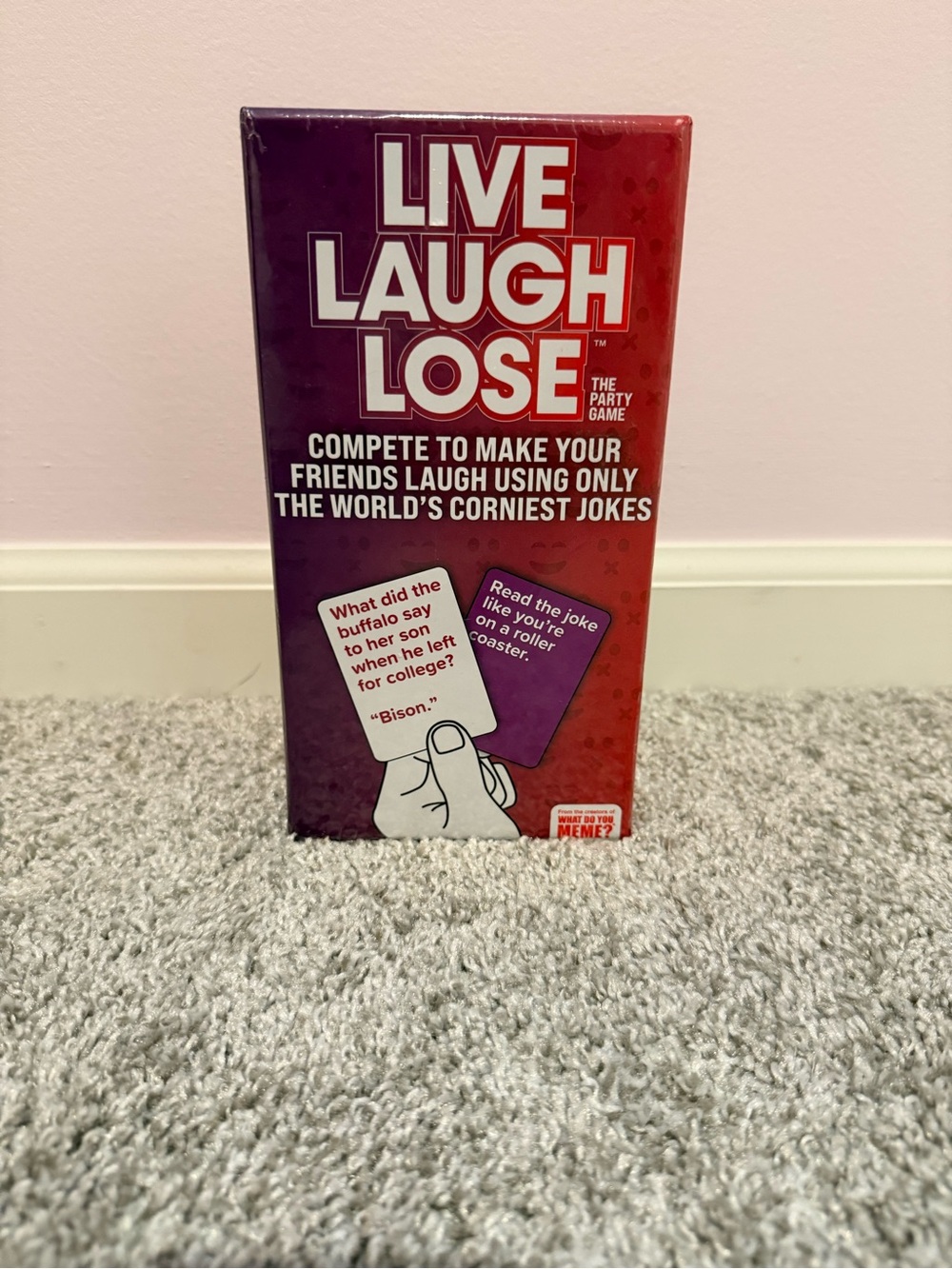 NWT- Live Laugh Lose Party Game in plastic wrapping